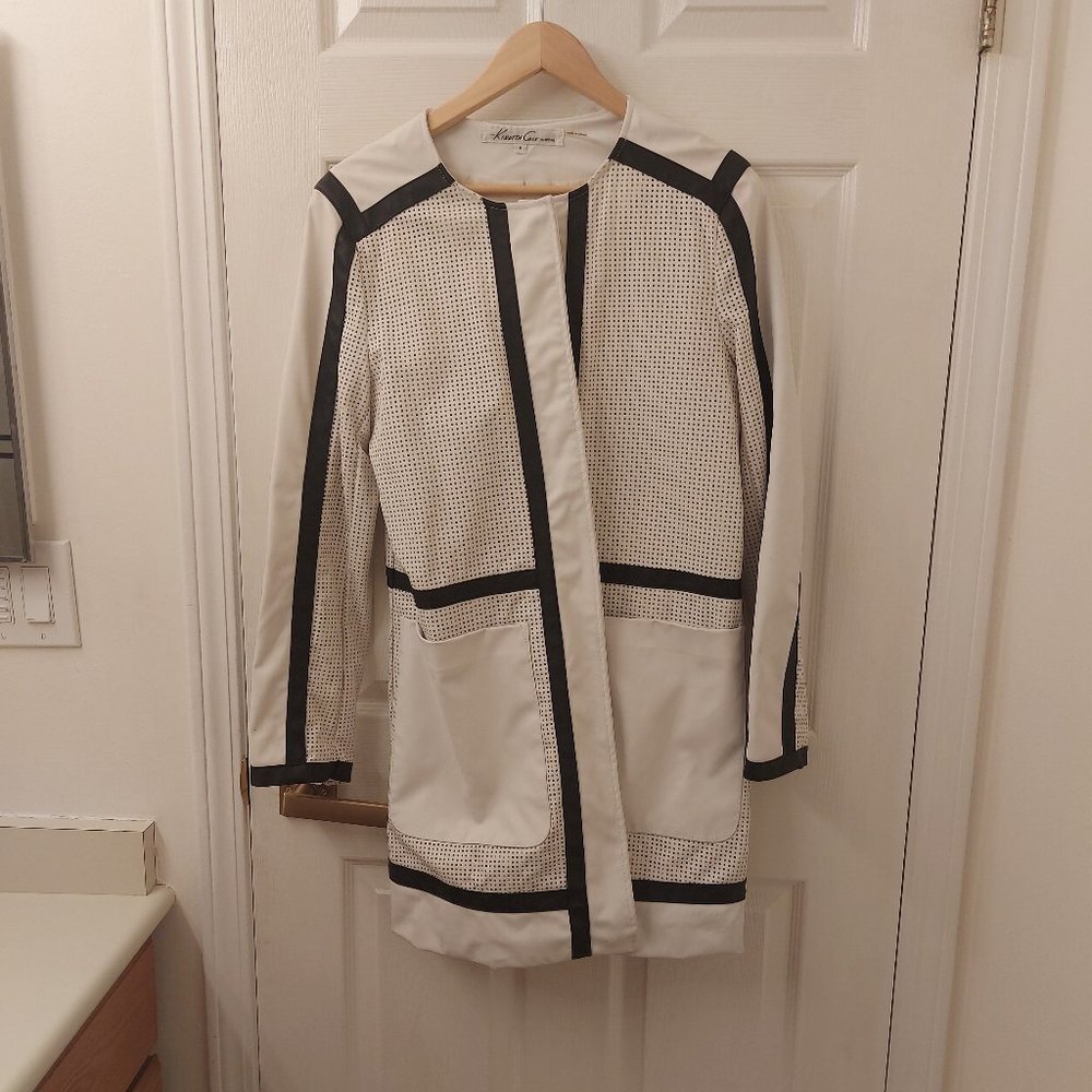 Kenneth Cole Vegan Leather Coat